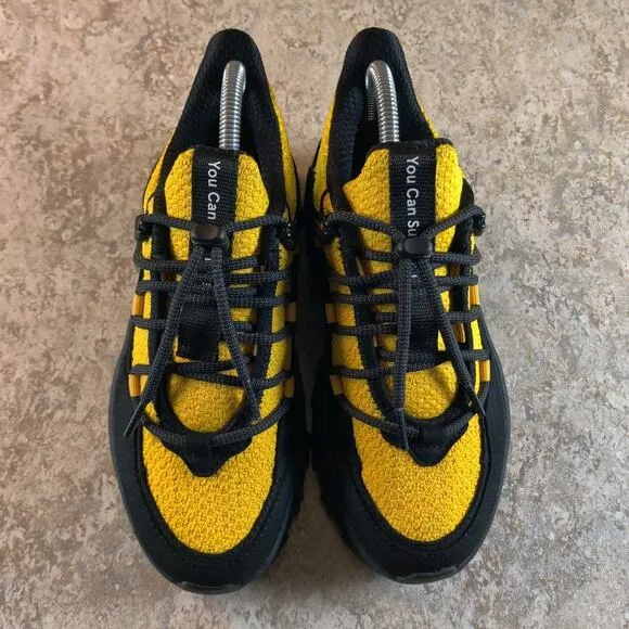 P448 Womens Hiking Shoes Size US 5.5 / 6 EU 36 Yellow Vibram Trail Sneakers New