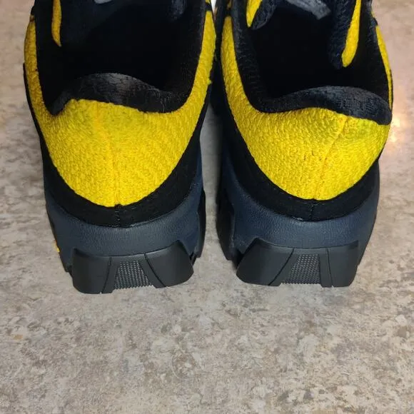P448 Womens Hiking Shoes Size US 5.5 / 6 EU 36 Yellow Vibram Trail Sneakers New