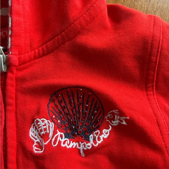 Pampolina Red and Navy Girl’s Matching Set