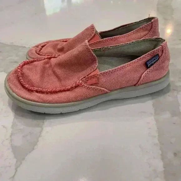 Patagonia Naked Maui Dragon Fruit Pink Slip On Hemp Shoes Women's Size 6 Casual