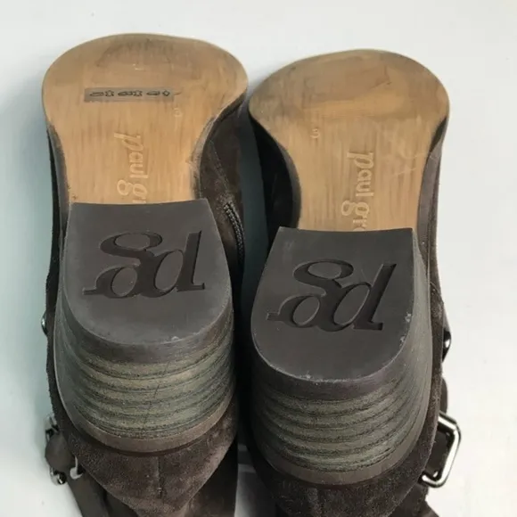 Paul Green Brown Real Leather Ankle Boots 5.5 New