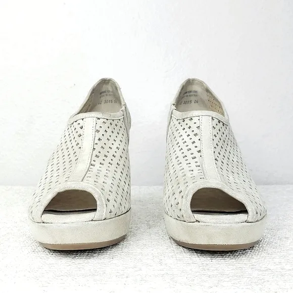 Paul Green Perforated Peep-Toe Platform Passion Pump Booties