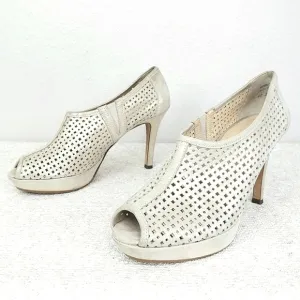 Paul Green Perforated Peep-Toe Platform Passion Pump Booties