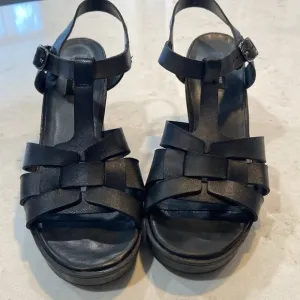 PAUL GREEN RAVEN WOMENS PLATFORM SANDAL STACKED BLOCK HEEL SIZE 6