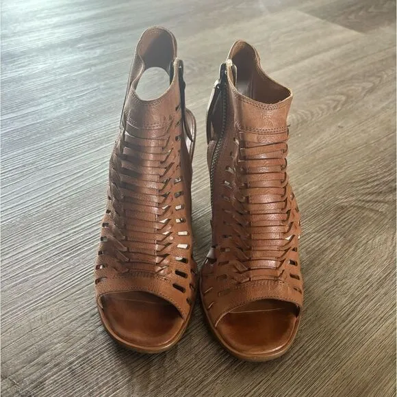 Paul Green Rosa Woven Peep Toe Sandal