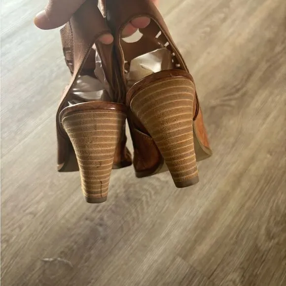 Paul Green Rosa Woven Peep Toe Sandal