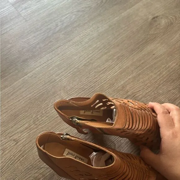 Paul Green Rosa Woven Peep Toe Sandal