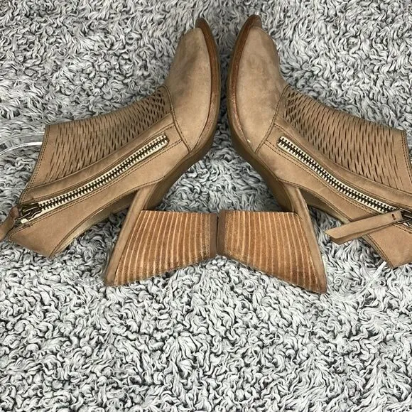 PAUL GREEN 7.5 Willow Peep Toe Bootie Boot Perforated