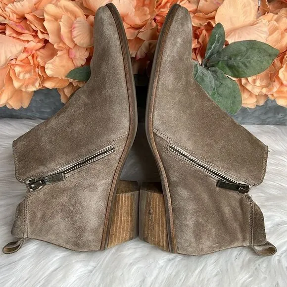 Paul Green Jillian Suede Low Heel Booties