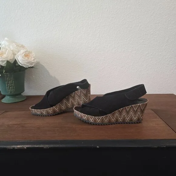 Pedro Garcia Suede Slingback Sandals Sz 40 (US-9.5)