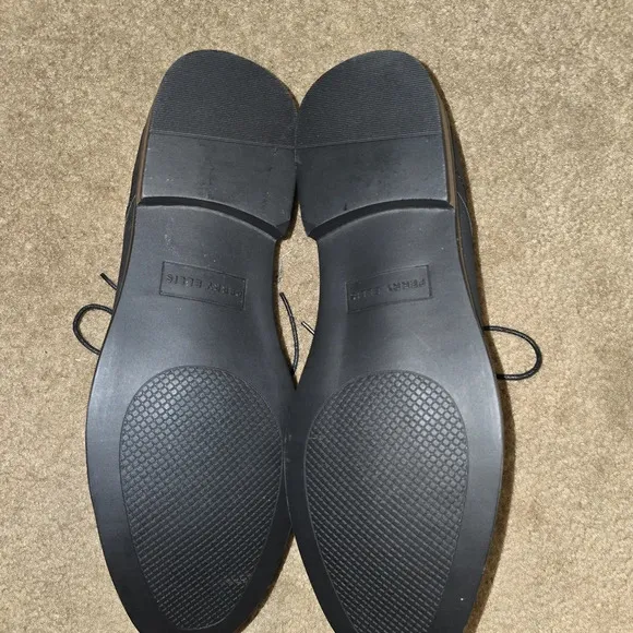 Perry Ellis Suede Oxford - NEW - Men's Black Dress Shoes, Size 10