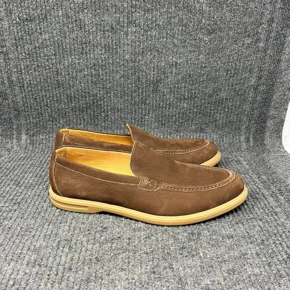 Peter Millar Excursionist Venetian Loafer Dress Shoes Brown Leather Men’s Size 8