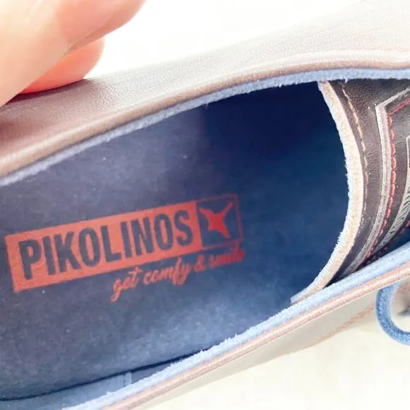 Pikolinos 42 EU 8.5 US Mens Brown Leather Lace-up Dress Shoes