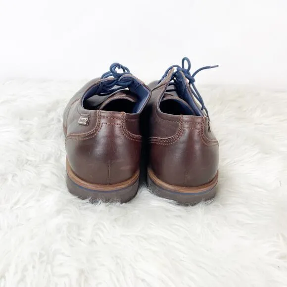 Pikolinos 42 EU 8.5 US Mens Brown Leather Lace-up Dress Shoes