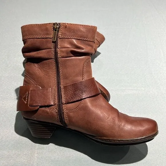 Pikolinos Brujas Bootie Kaki/Choco Ladies Boots Size 6.5/7-37  B39