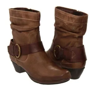 Pikolinos Brujas Bootie Kaki/Choco Ladies Boots Size 6.5/7-37  B39