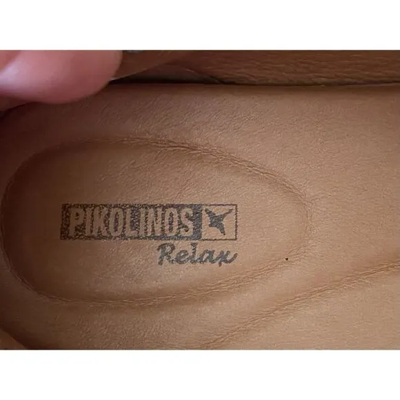 Pikolinos Womens Flats La Marina Leather Slip-On Loafers Point Toe Shoes Size 8