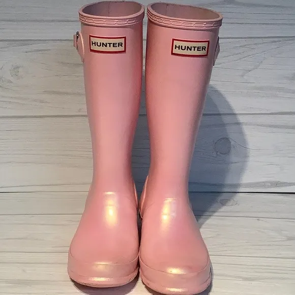 Pink Hunter boots - girls
