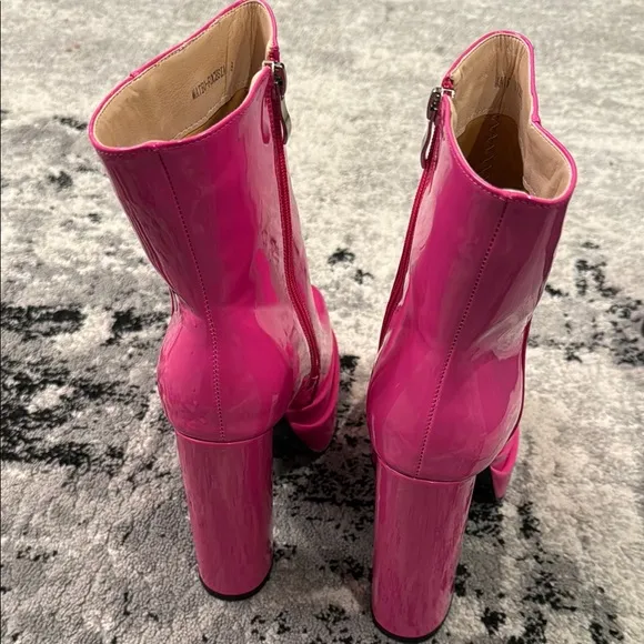 Pink Platform Boots