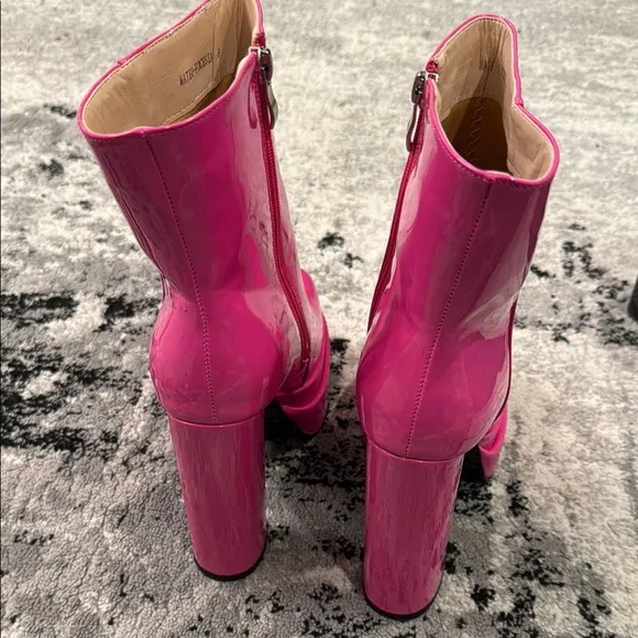 Pink Platform Boots