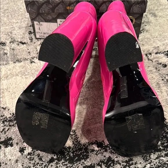 Pink Platform Boots