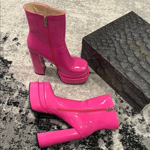 Pink Platform Boots