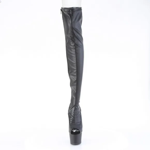 Platform High Heel Thigh High Boots