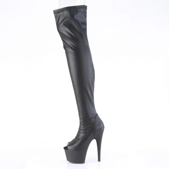 Platform High Heel Thigh High Boots