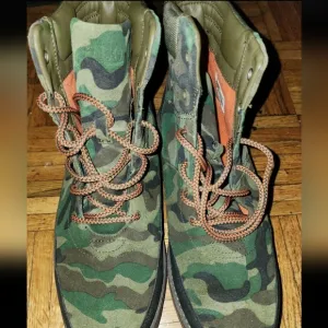 Polo Ralph Lauren Camo boots 11.5  NWOT