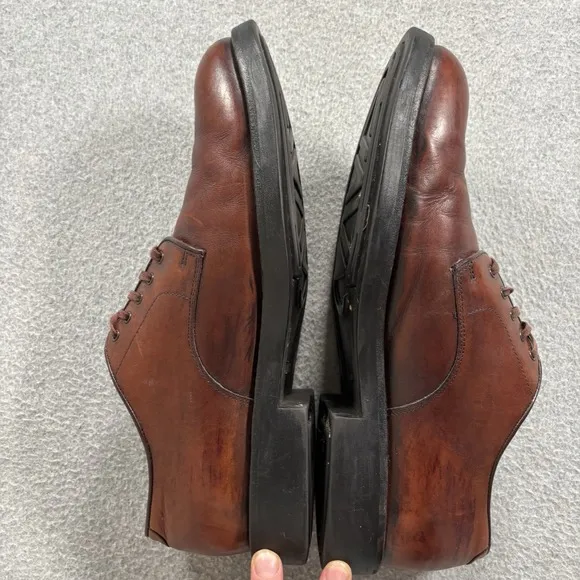 Polo Ralph Lauren Dress Shoes Men's Size 11 D Brown Leather Derby Shoes