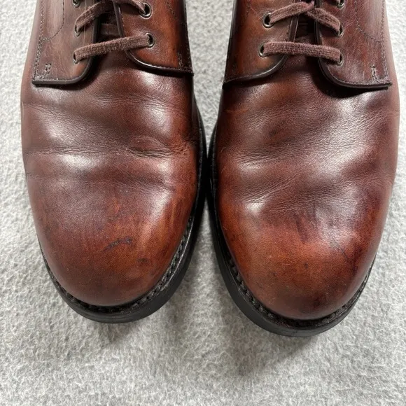 Polo Ralph Lauren Dress Shoes Men's Size 11 D Brown Leather Derby Shoes