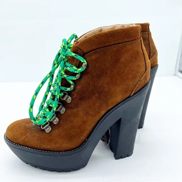 Polo Ralph Lauren Helene Suede Platform Ankle Boots