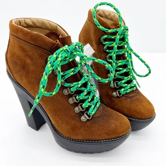 Polo Ralph Lauren Helene Suede Platform Ankle Boots