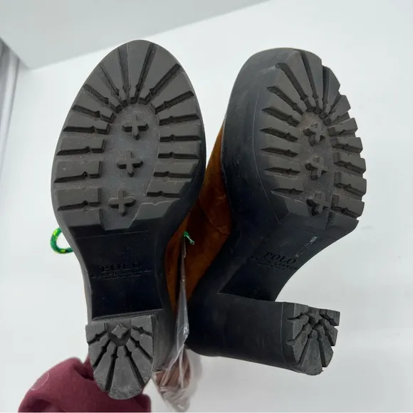 Polo Ralph Lauren Helene Suede Platform Ankle Boots