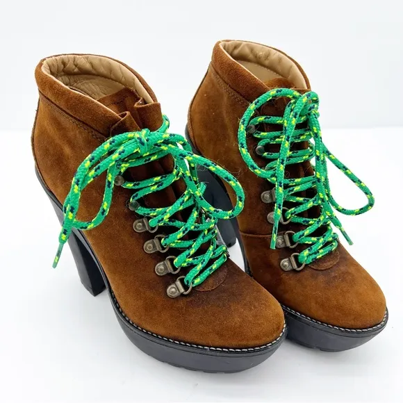 Polo Ralph Lauren Helene Suede Platform Ankle Boots