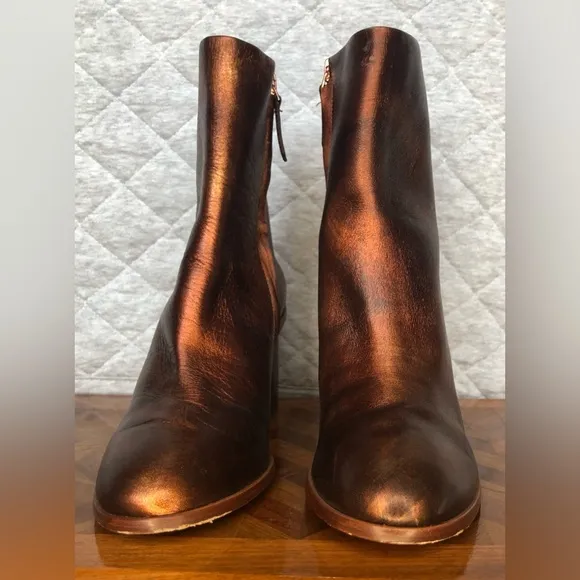 Pour La Victoire Iris leather high heel boots