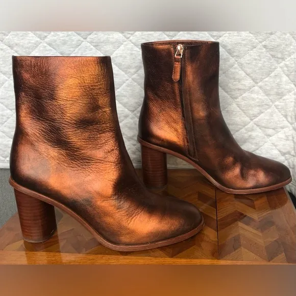 Pour La Victoire Iris leather high heel boots