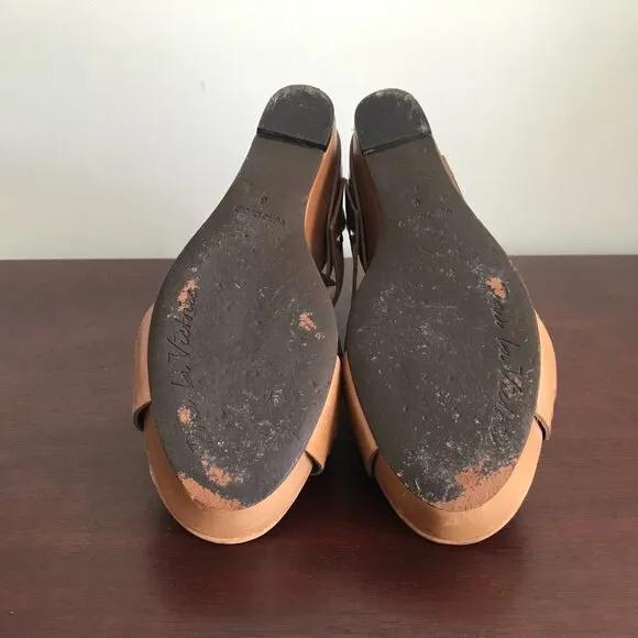 Pour La Victoire | Tan Wedge Platform Sandals