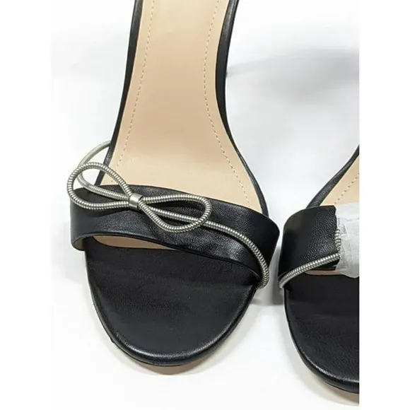 Pour La Victoire Women's Elanna Black Leather Heel Size 10 M (MSRP $225)