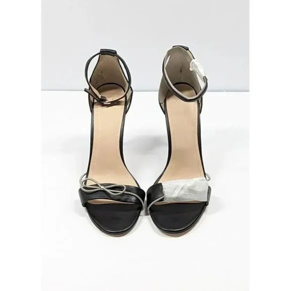 Pour La Victoire Women's Elanna Black Leather Heel Size 10 M (MSRP $225)
