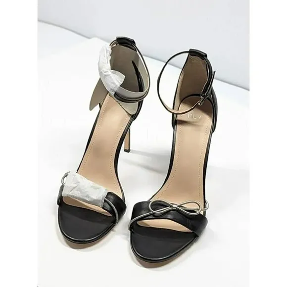 Pour La Victoire Women's Elanna Black Leather Heel Size 11 M (MSRP $225)