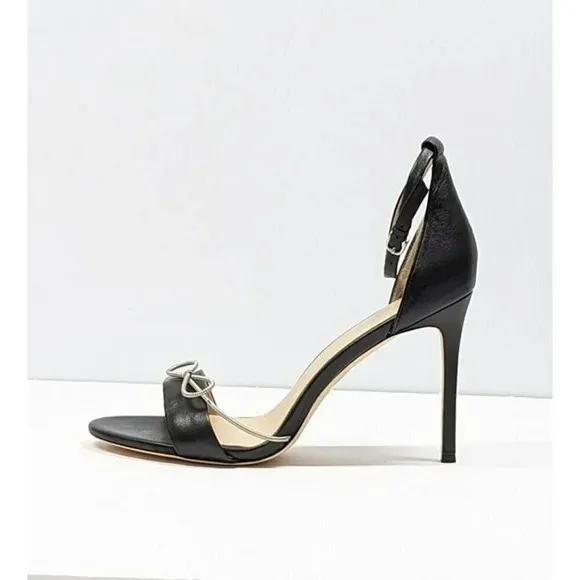 Pour La Victoire Women's Elanna Black Leather Heel Size 11 M (MSRP $225)