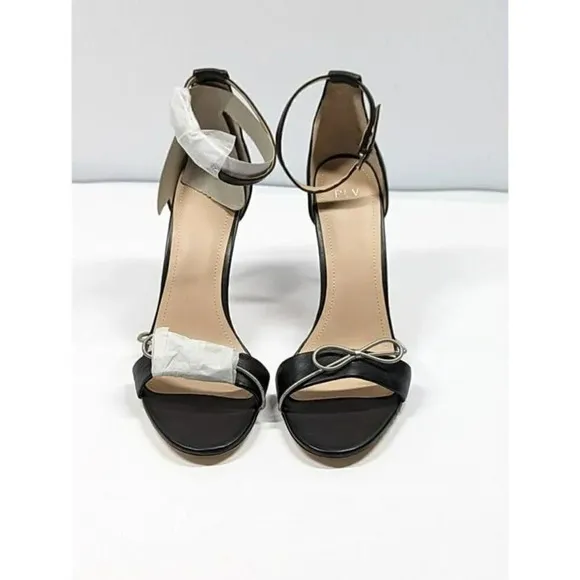 Pour La Victoire Women's Elanna Black Leather Heel Size 11 M (MSRP $225)