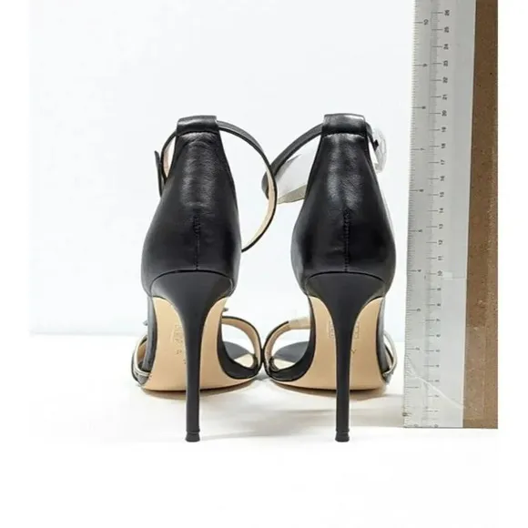 Pour La Victoire Women's Elanna Black Leather Heel Size 11 M (MSRP $225)