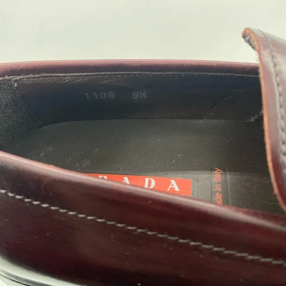 Prada brown dress shoes