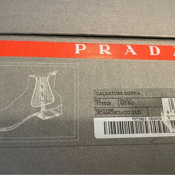 Prada brown suede ankle boots