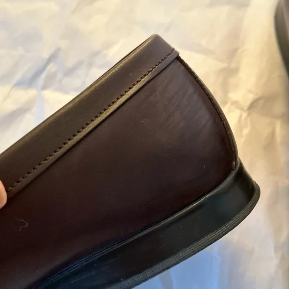 Prada Men's Brown Leather Loafers