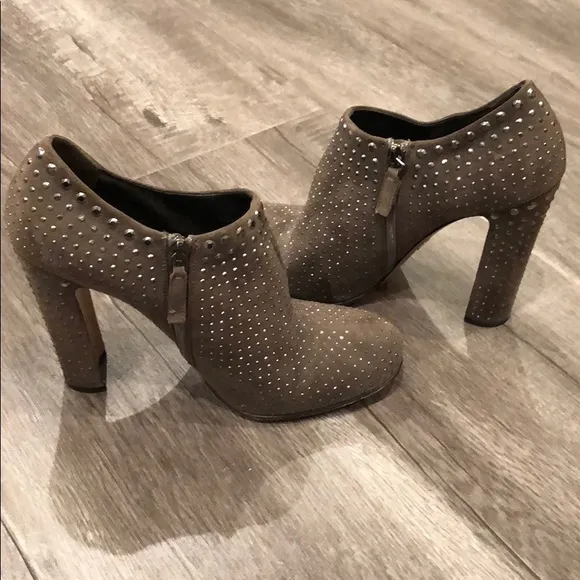 Prada Studded Ankle Boots