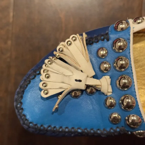 Prada Studded Loafers