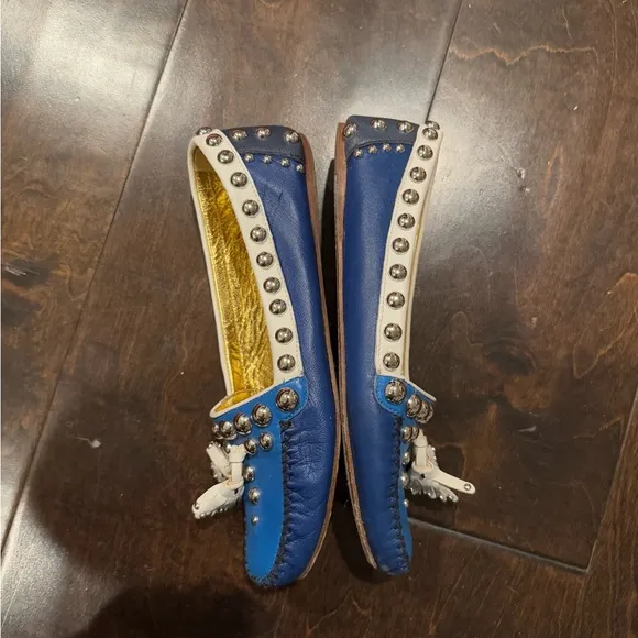Prada Studded Loafers